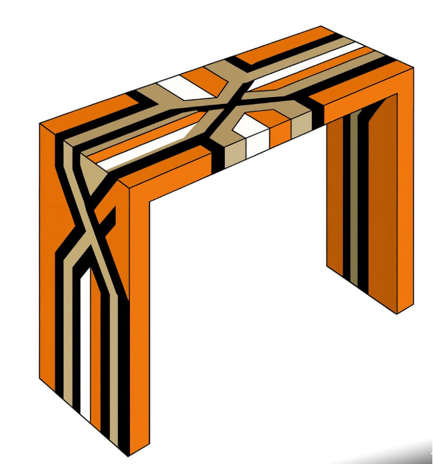 COSOLE ORANGE DESIR (1) CONSOLE ORANGE DÉSIR – Image 1